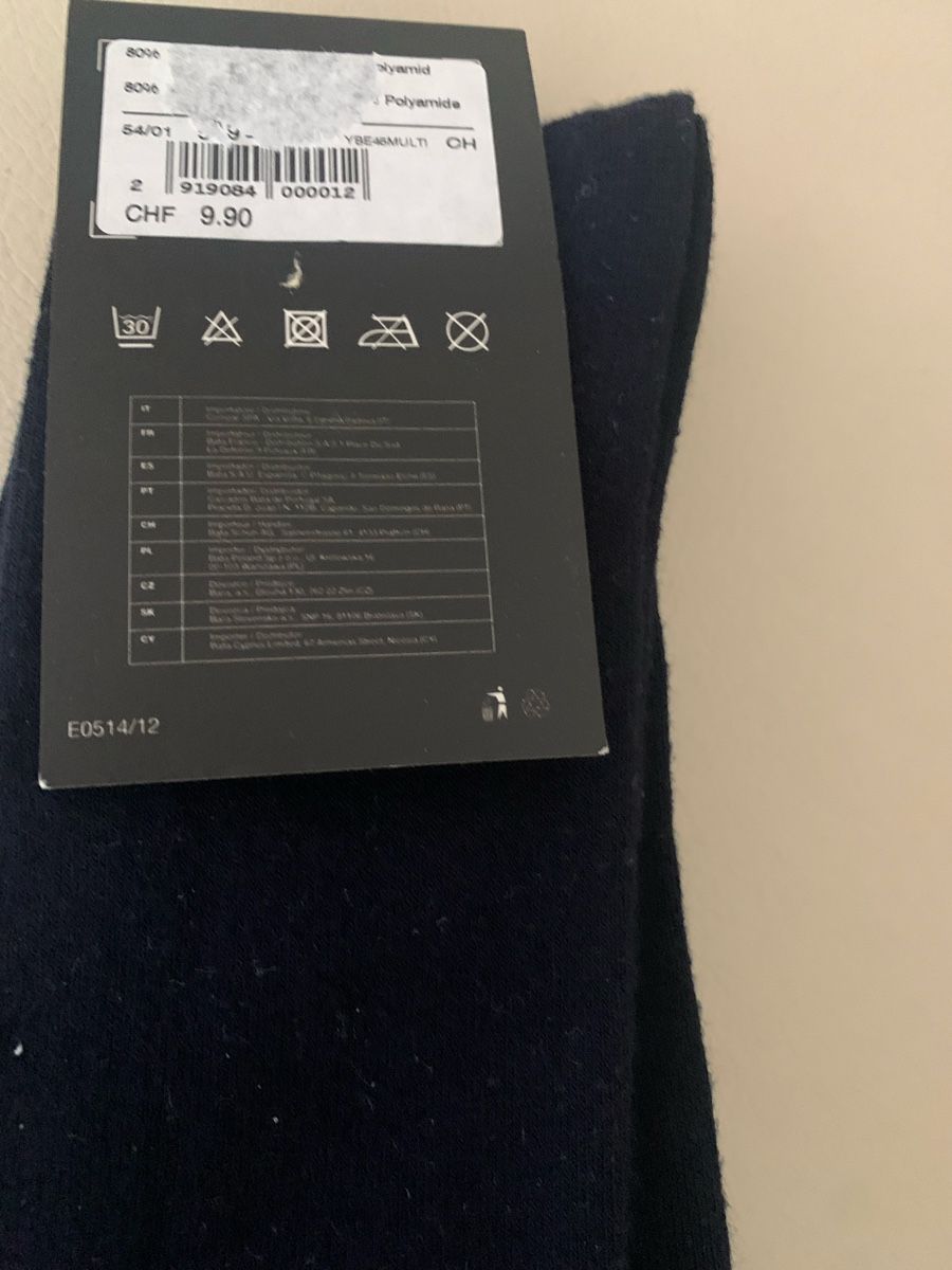 Calze: Bata Herrensocken, Gr. 43-46, neu & originalverpackt – Nuovo e nell'imballaggio originale da Rüfenacht venduto da lilly_67 1