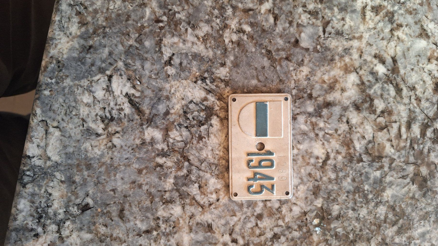 Insegne: Nummer Schild ZG 1943 – Usato da Appenzell-Steinegg venduto da lichs