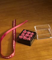 Rosen Geschenkbox für Puppenhaus/Puppenstube 