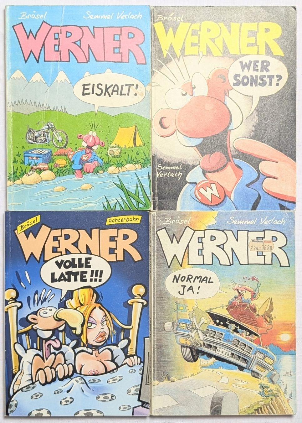 BD: 4x WERNER Comics – D'occasion à Wängi par ABIZONE-86