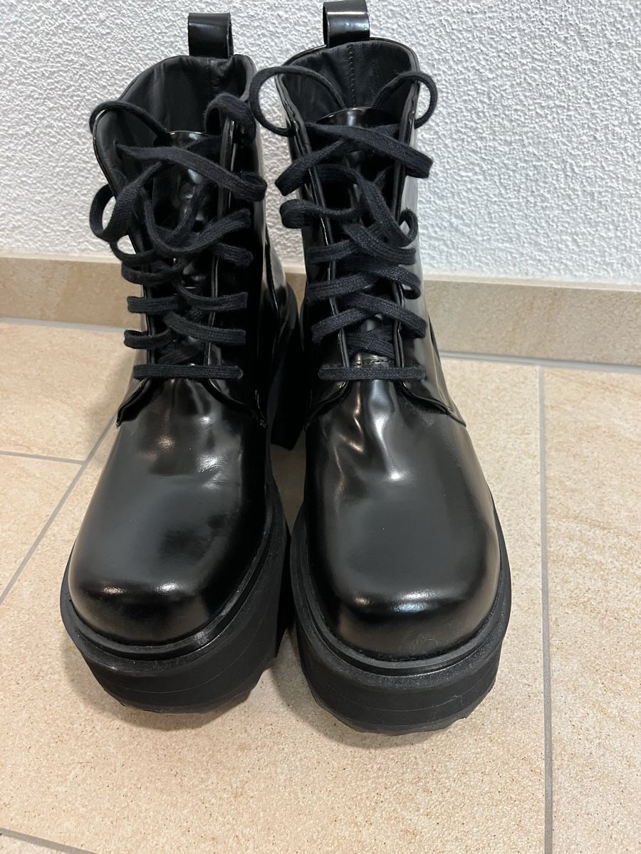 Scarpe da uomo: Fluevog Skyhigh Smarty black platform boots – Usato da Zürich venduto da dbi_8v5f 5