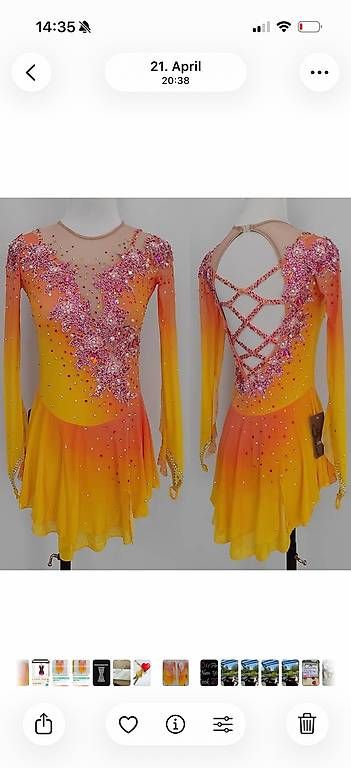 Leibchen & Hosen: Wunderschönes Kürkleid mit Ombré-Effekt – Gebraucht aus Rüthi (Rheintal) von nad_8fvx 1