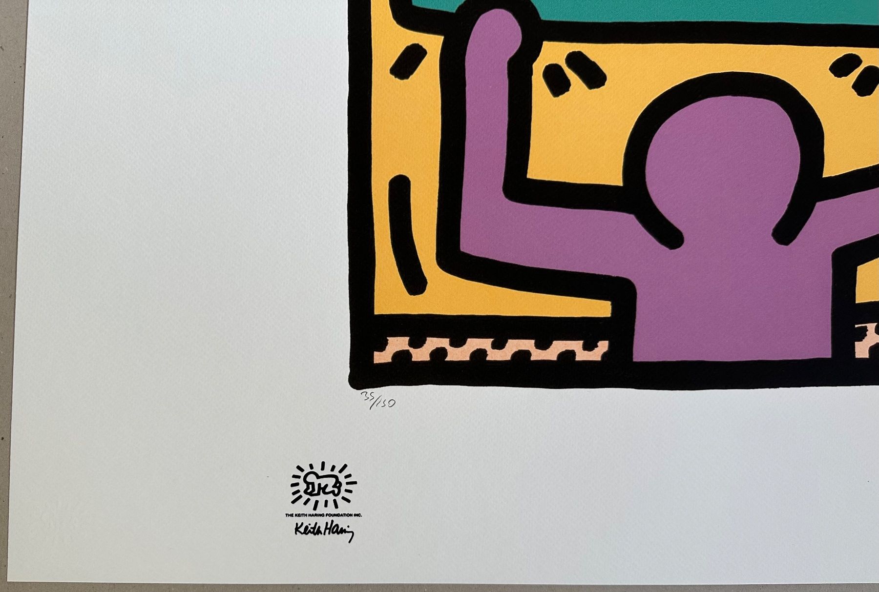 Dipinti: Keith Haring: Untitled, POP Art 35/150 – Nuovo (secondo la descrizione) da Meilen venduto da Smgdesign 1