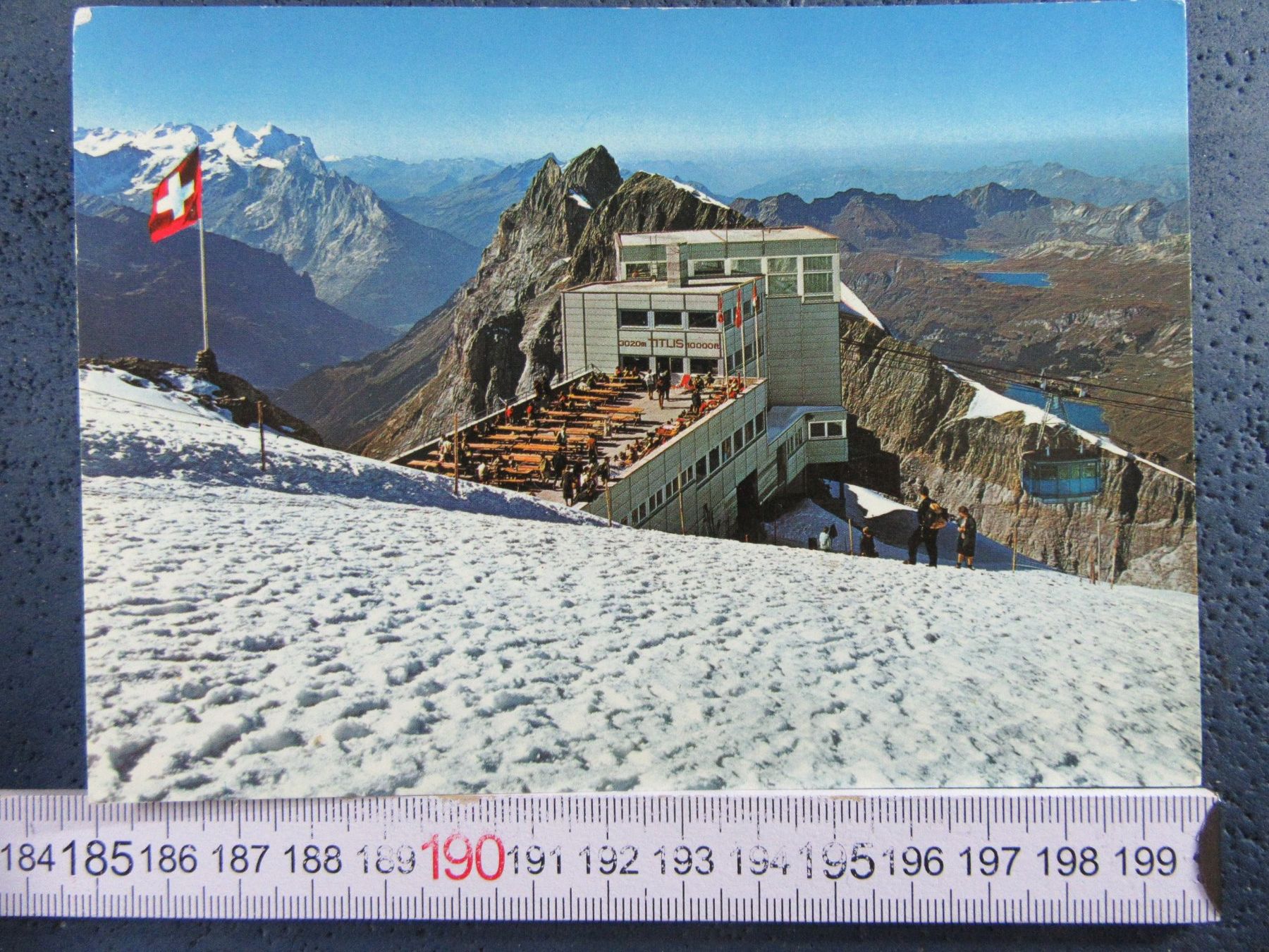 Cartoline postali: TITLIS GIPFELRESTAURANT 1973 ONW AK – Usato da Ettingen venduto da Hausi4711