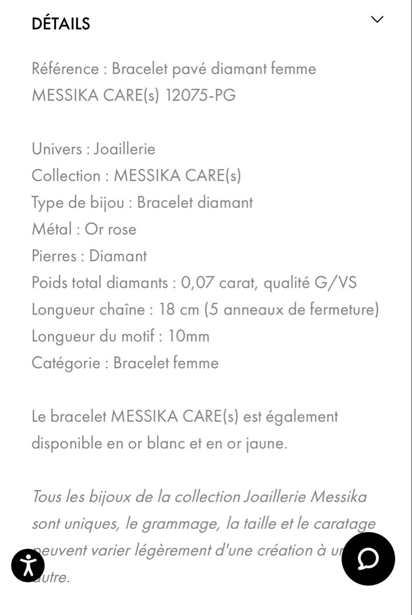 Messika Bracelets: MESSIKA – Neuf (Voir description) à Bernex par Cindy042 5