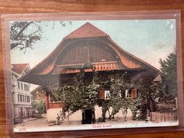 Postkarte Chalet Suisse coloriert 1908  R825)