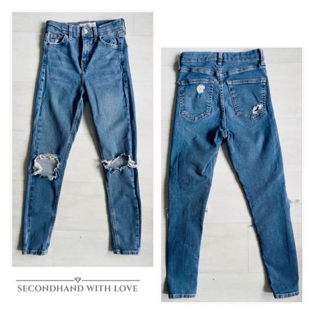 # WOMAN - Jeans ,,high waist‘‘ Gr. W25/L30 - TOPSHOP #