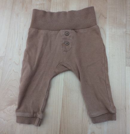 Baby Schlupfhose / Latzhose-Look – Braun - Gr. 62