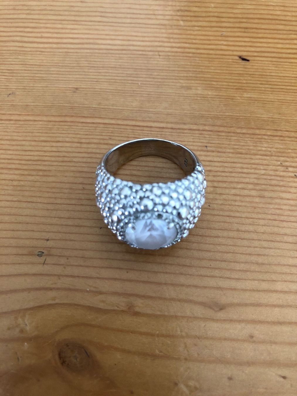 Anelli: Damen Ring mit Strass, Modeschmuck, Silber, Grösse 20mm zirk – Usato da Bellinzona venduto da eri_5kqz