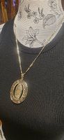 Kette, mit Heiligenfigur