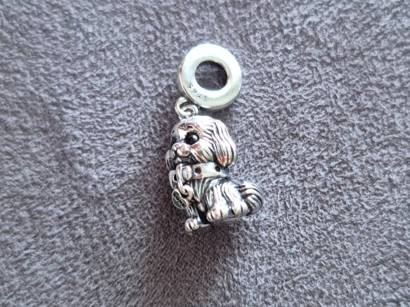 Anhänger: Silber Charm Welpe +Garantie – Neu (gemäss Beschreibung) aus Rotkreuz von Carbone_Bijou-Shop 1