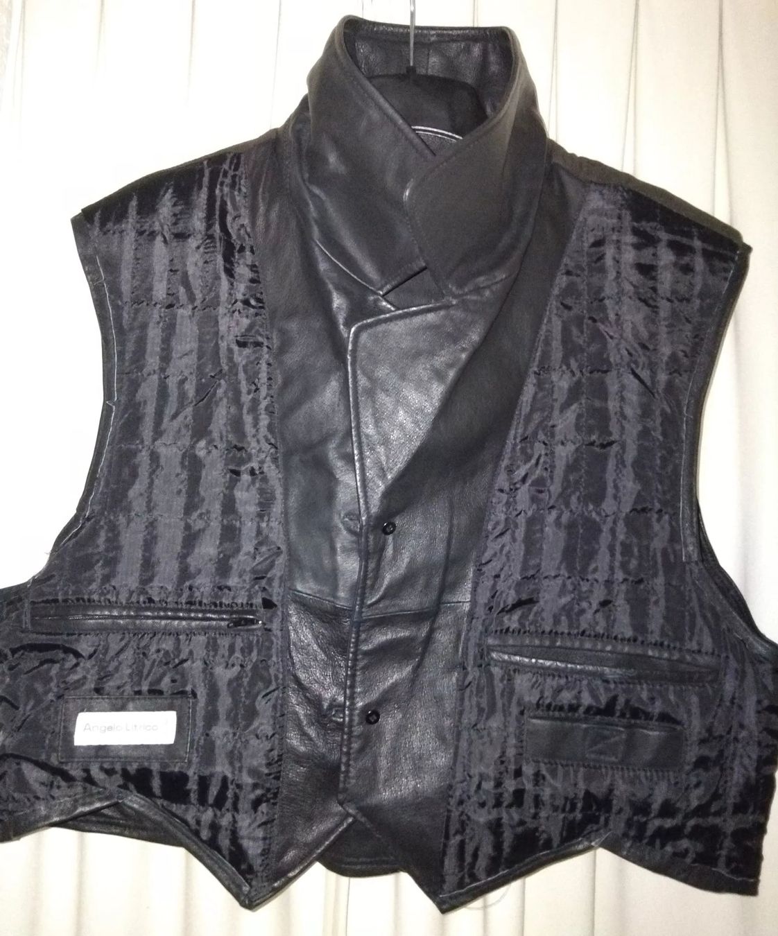 Gilet & Giacche: Schwarze Herren- Lederweste  Gr. L – Nuovo (secondo la descrizione) da Rorschach venduto da kristys 5