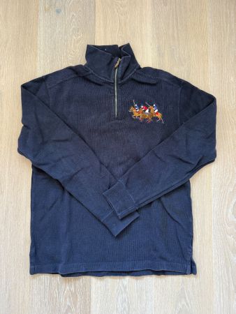 Polo Ralph Lauren Pullover navy Grösse S mit Stickerei gu...