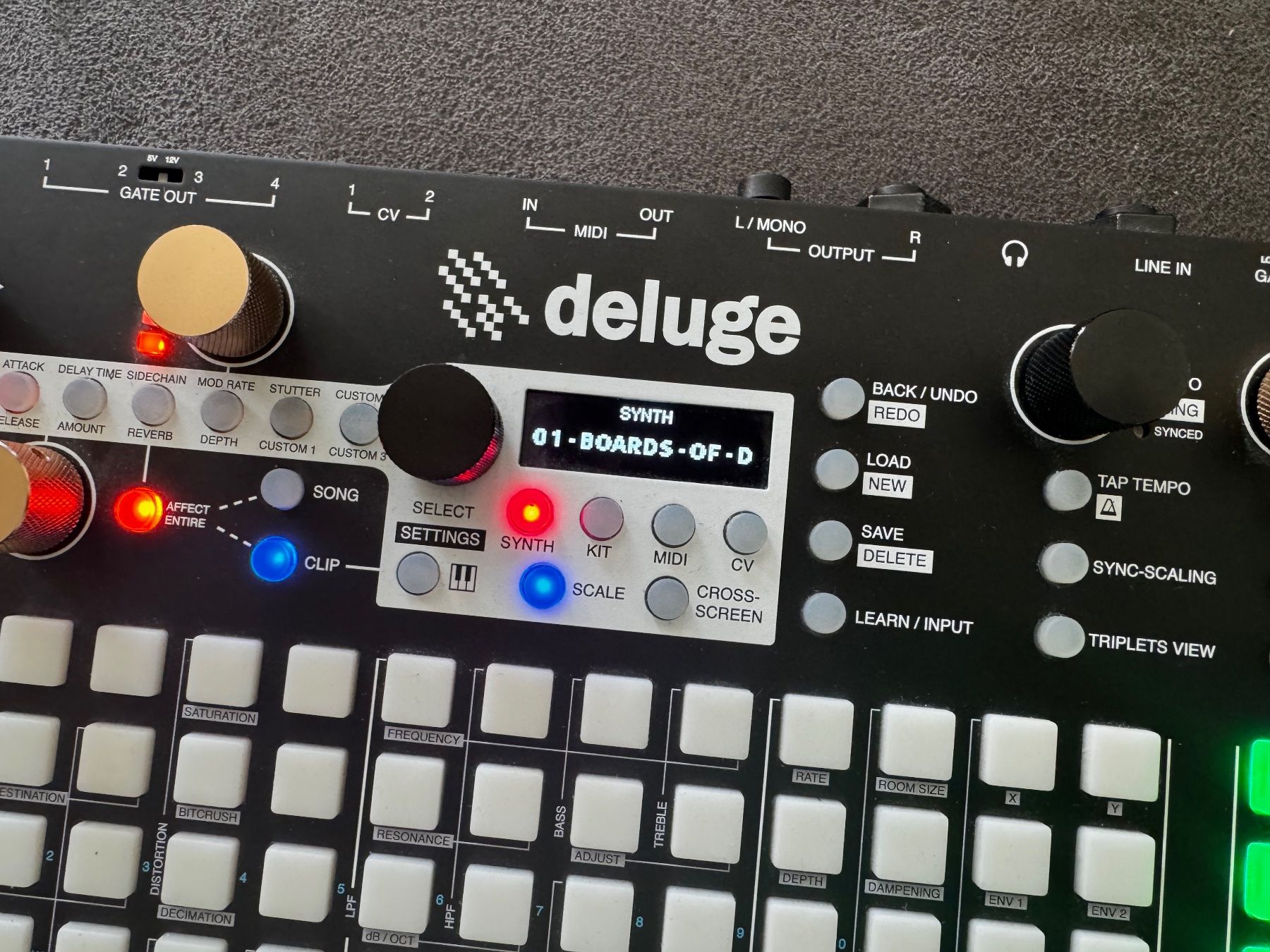 Musikinstrumente: Synthstrom Deluge (OLED Display), mit case – Gebraucht aus Zürich von mic_hfm6 4
