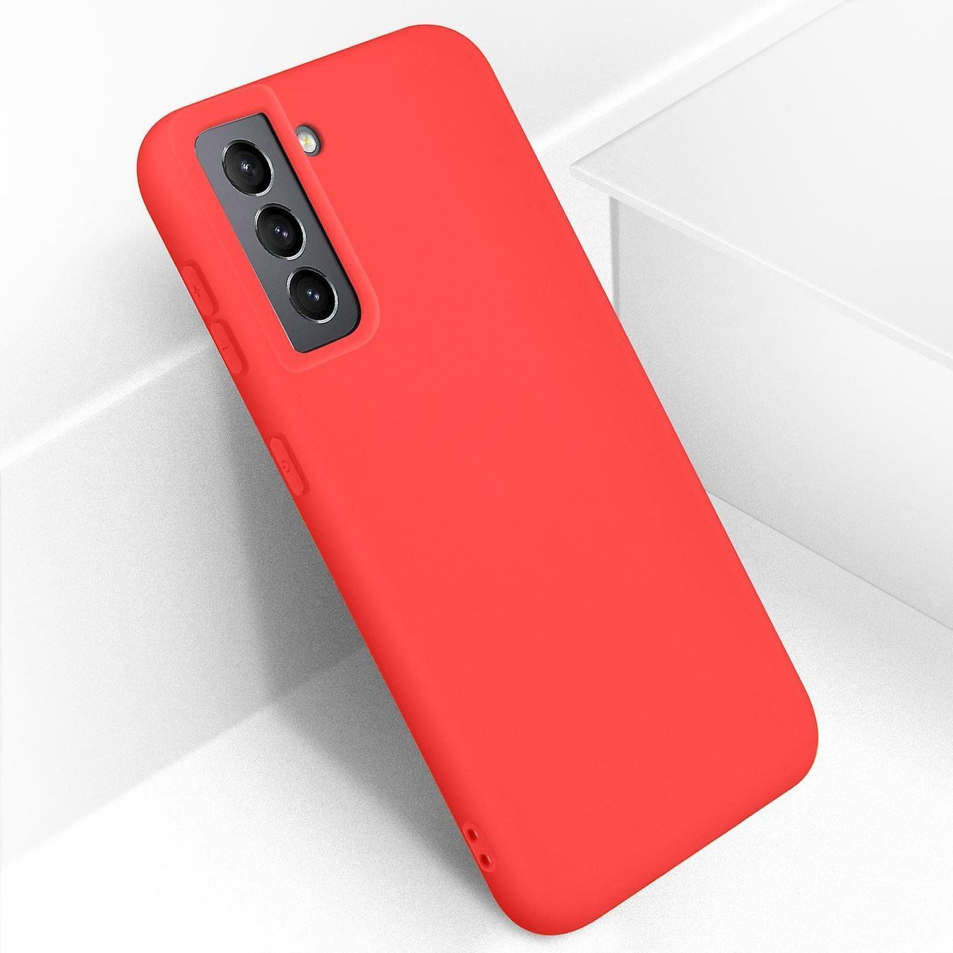 Cover & Protezioni schermo: Silikon Case Samsung S21 Rot – Nuovo e nell'imballaggio originale da St.Gallen venduto da kaufdeinhandy 2