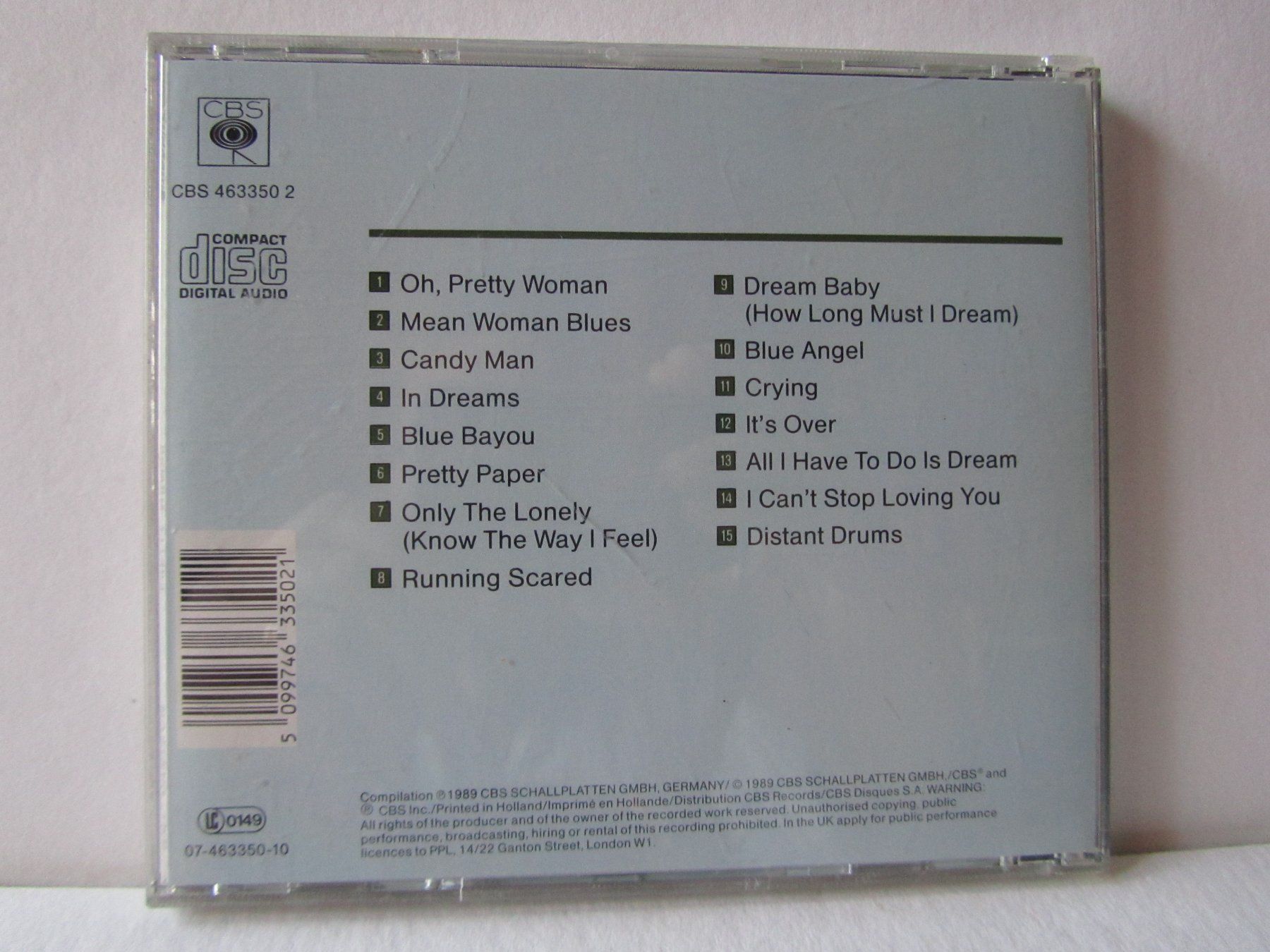 CD: Roy Orbison, CD, greatest Hits – Usato da Weiningen ZH venduto da dietsch57 1