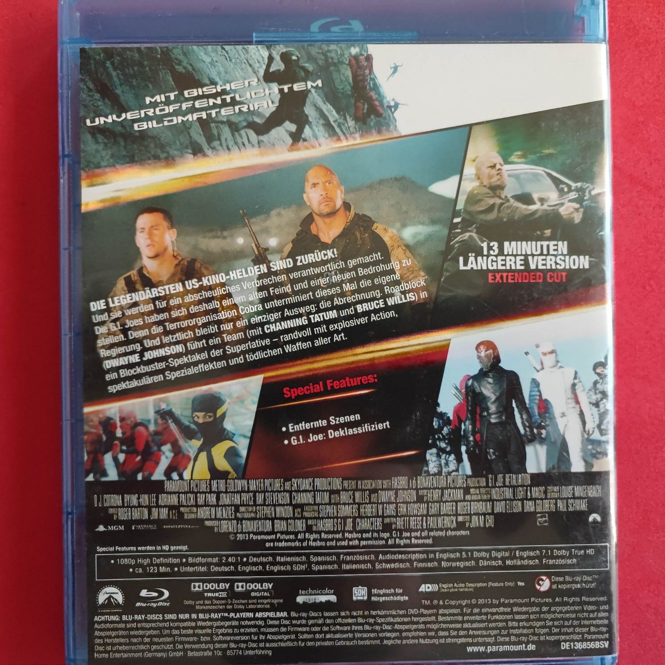 Tutti i DVDs: G.I. Joe - Die Abrechnung - EXTENDET CUT - Blu-ray – Usato da Dübendorf venduto da kb86_MOVIE 1