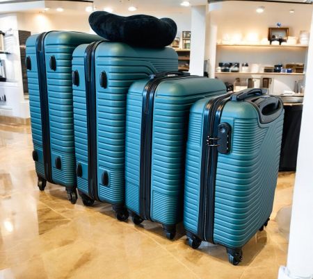 5 tlg. Hartschalenkoffer Koffer Aktion wayBAG in GRÜN NEU