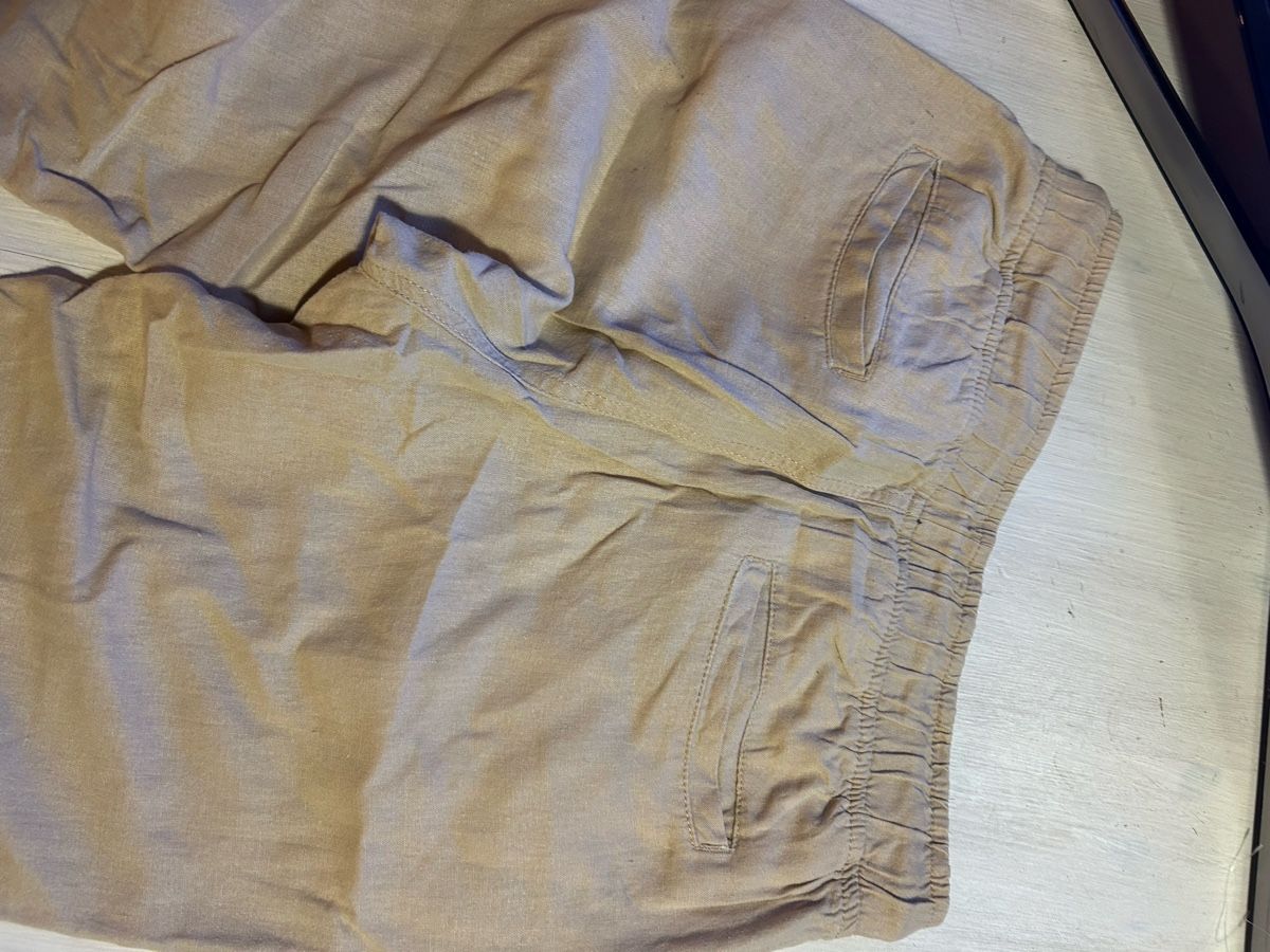 Pantalons: Leinenhose beige Gr. M – D'occasion à Riedholz par karinadam 4