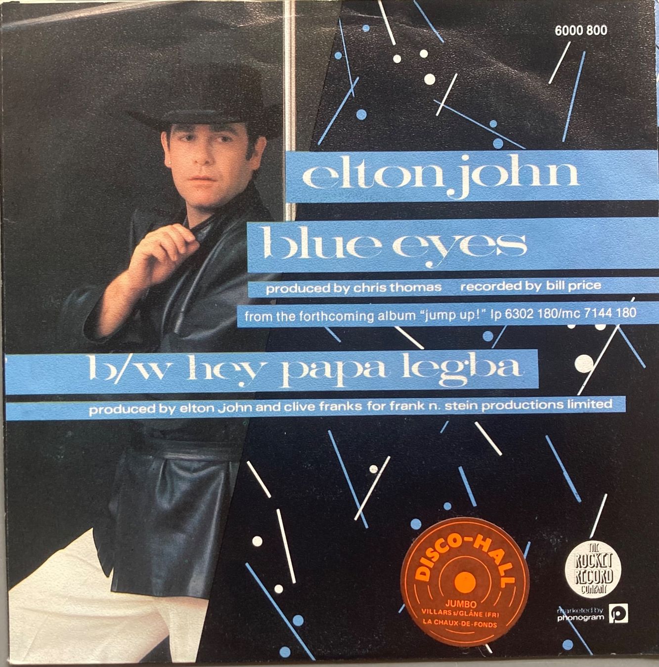Dischi in vinile: ELTON JOHN - BLUE EYES – Usato da Poliez-Pittet venduto da Newtown-Records 1