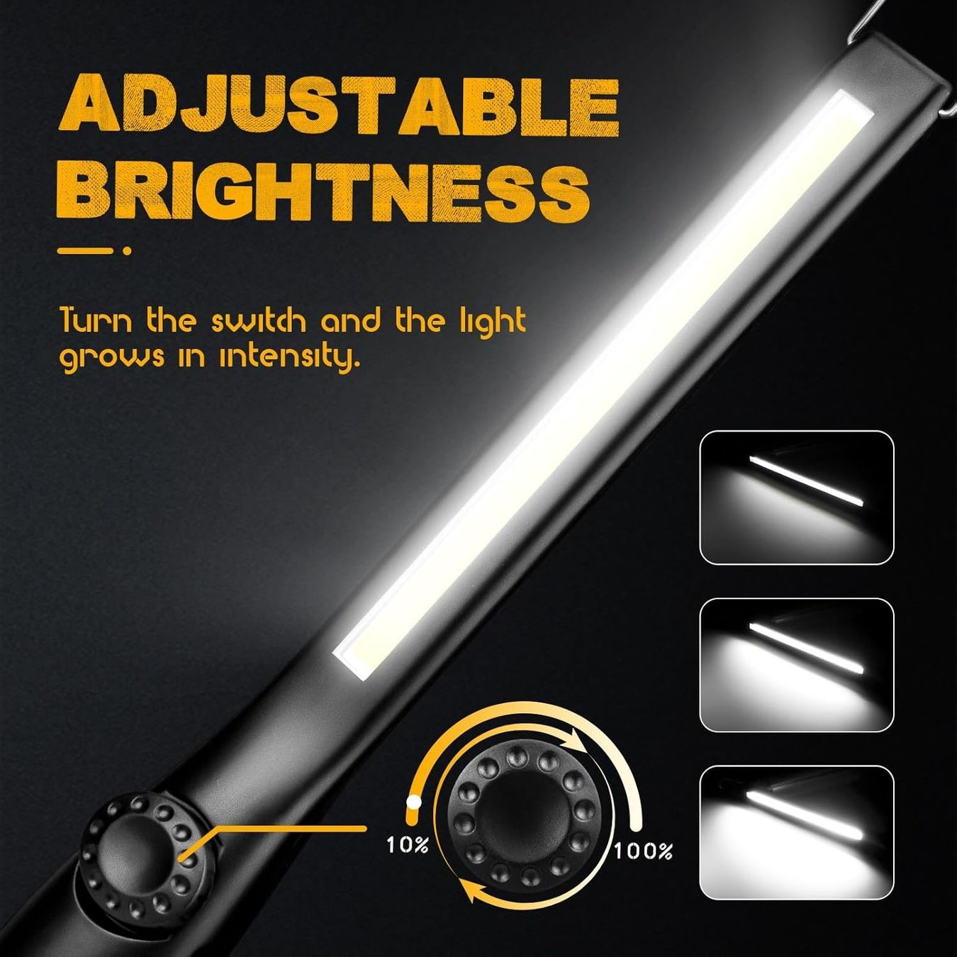 Lampade: 3 Stück Magnetische COB LED-Arbeitsleuchte – Nuovo e nell'imballaggio originale da Geneve venduto da Titi2008 1