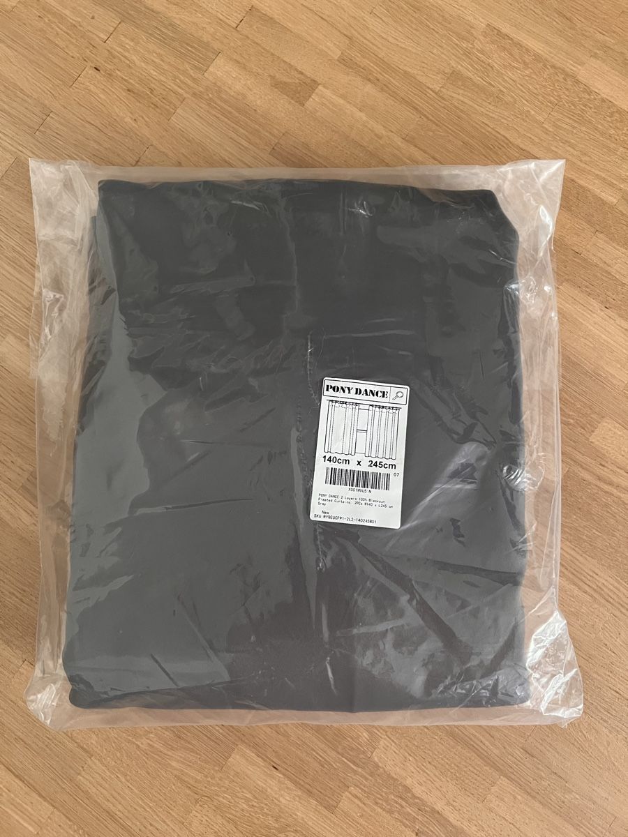 Tende: Verdunklungsvorhang Anthrazit 140x245cm neu ovp – Nuovo e nell'imballaggio originale da Basel venduto da TheMihayeFamily 3