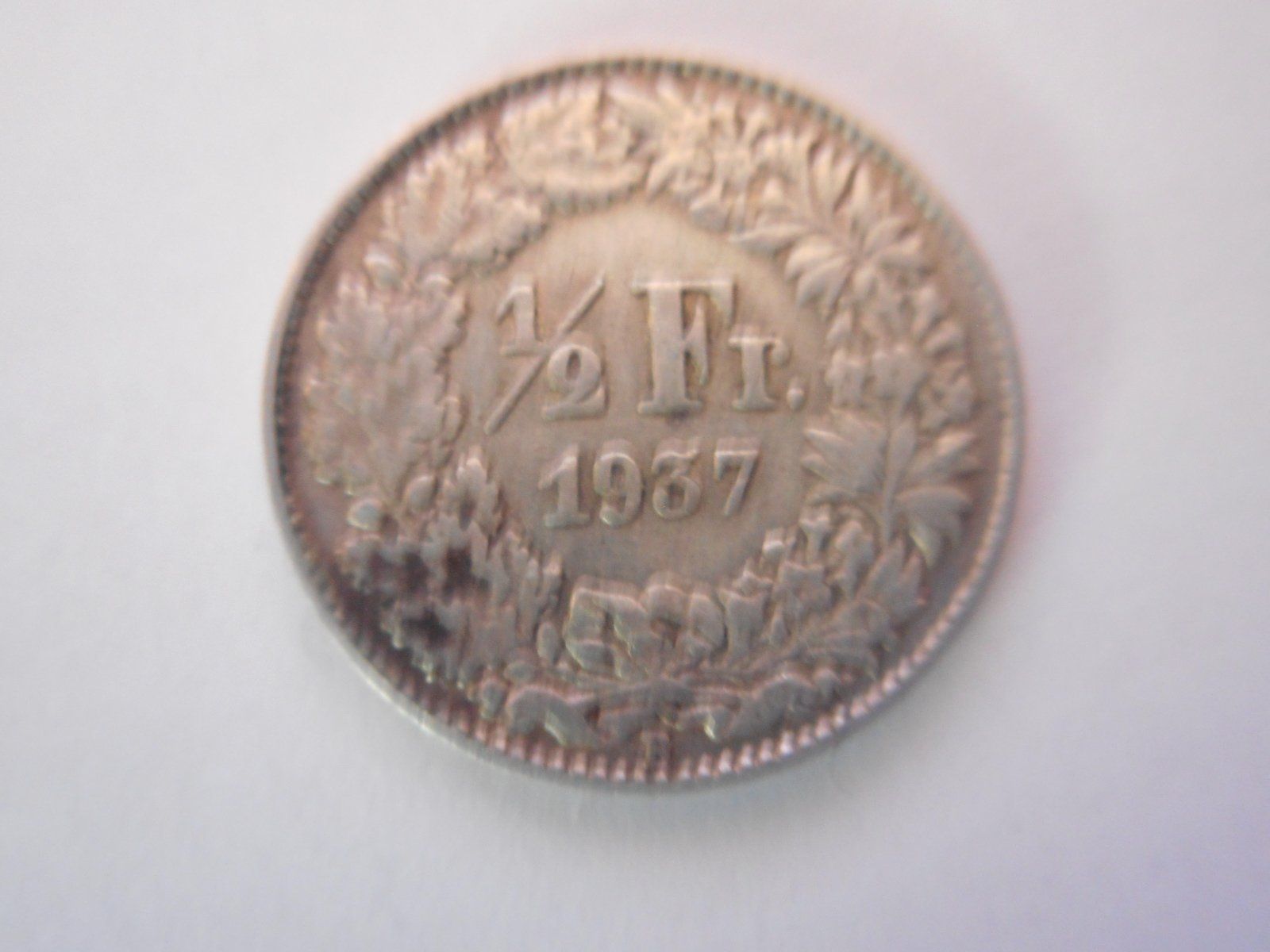 Alle Münzen: 50 Rp. 1937 silber – Gebraucht aus Kriegstetten von pizlad2010