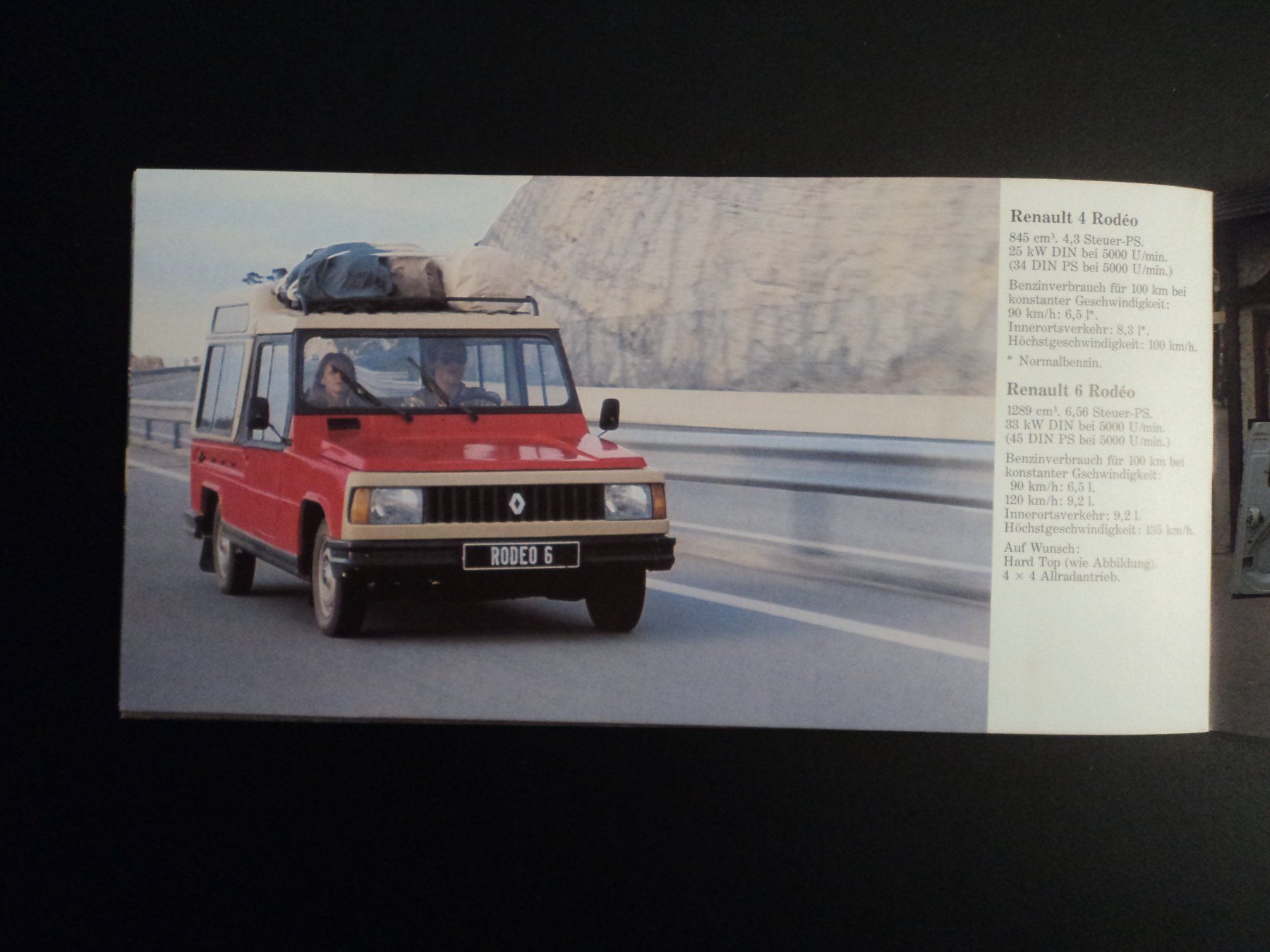 Renault Documenti: Prospekt Renault Programm 1980 5 A310 12 14 Rodeo Estafette – Usato da Schwarzenburg venduto da modelCARama 7