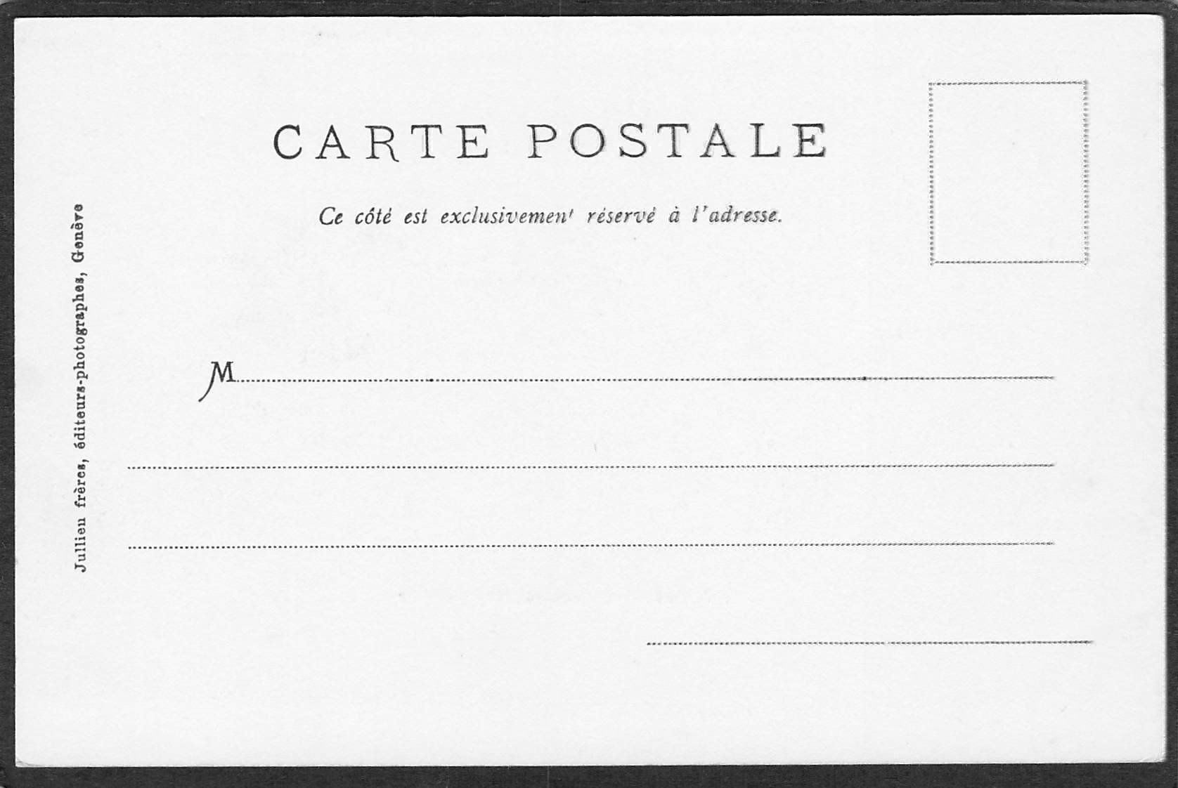 Cartoline postali: Nyon,Le château et le Mont Blanc – Usato da Reichenburg venduto da ibiza18 1