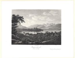 Rapperswil  Aquatinta von Suter selten
