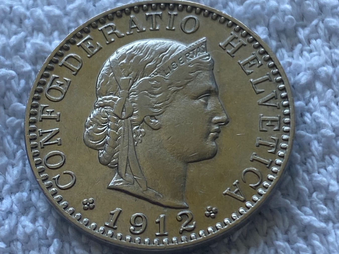 Tutti le monete: 20 centimes/rappen 1912 – Usato da Nyon venduto da Ilmi09