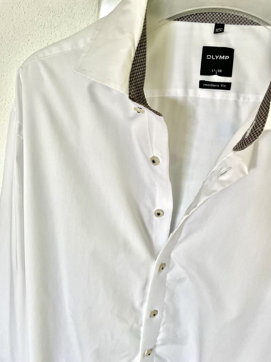Camicie: Olymp Hemd modern fit weiss Gr. 45 – Nuovo (secondo la descrizione) da Emmenbrücke venduto da Ladyboutique 7