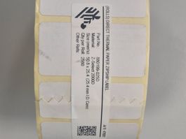 Zebra Z-Select 2000D, Etikettenrolle, Thermopapier, 51x25mm