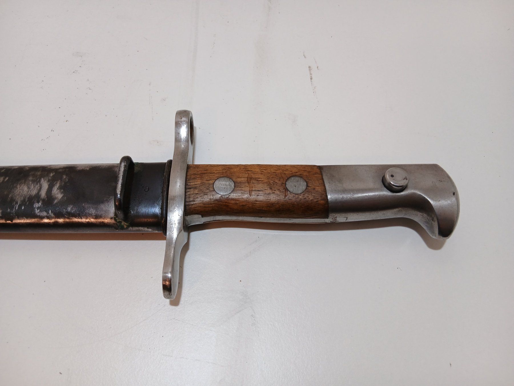 Schweizer Armee Armi bianche: Schweizer Bajonett mit Scheide gebraucht – Usato da Schwendibach venduto da achat01 3