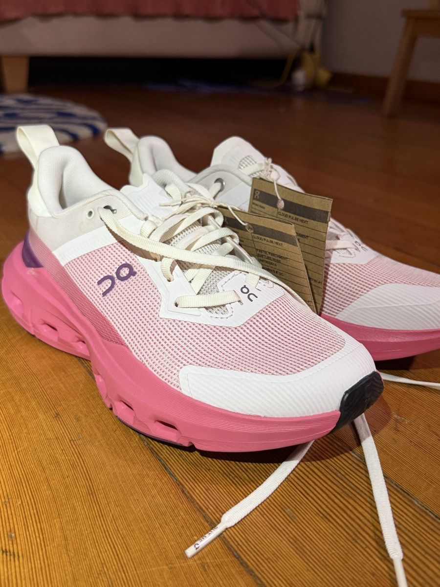 On Damenschuhe: On Running Cloudpulse White Pink New – Neu und originalverpackt aus Dietikon von dom_pvq5