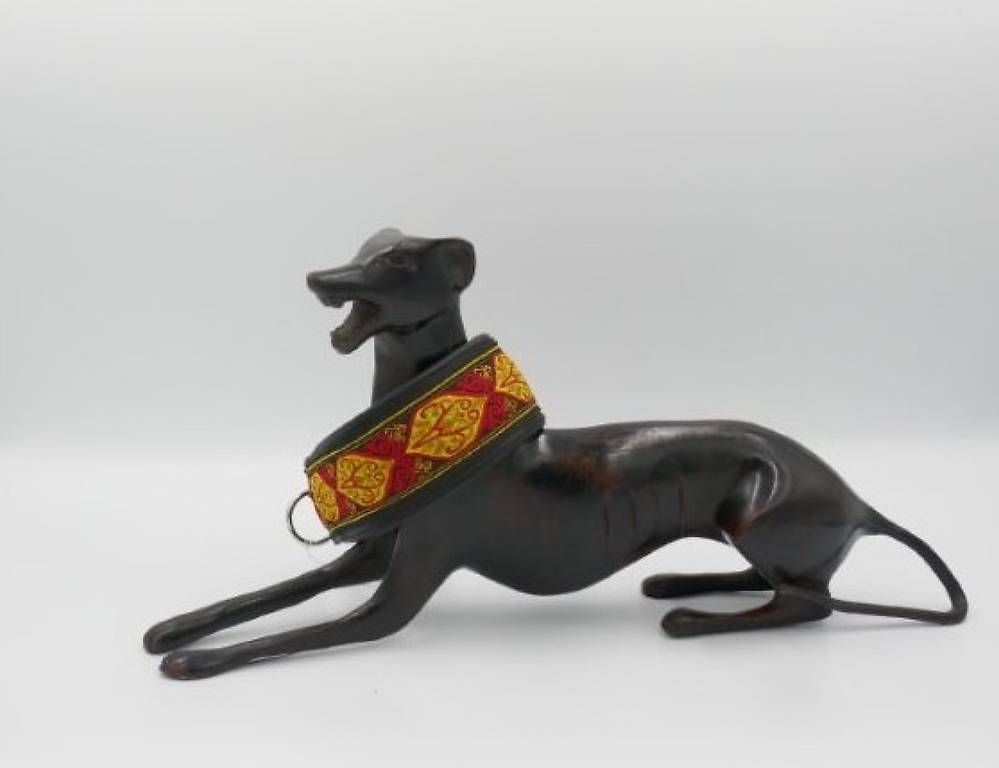 Catenine: Colliers lévriers Whippet cuir  – Usato da Mollens VD venduto da joyandbeauty