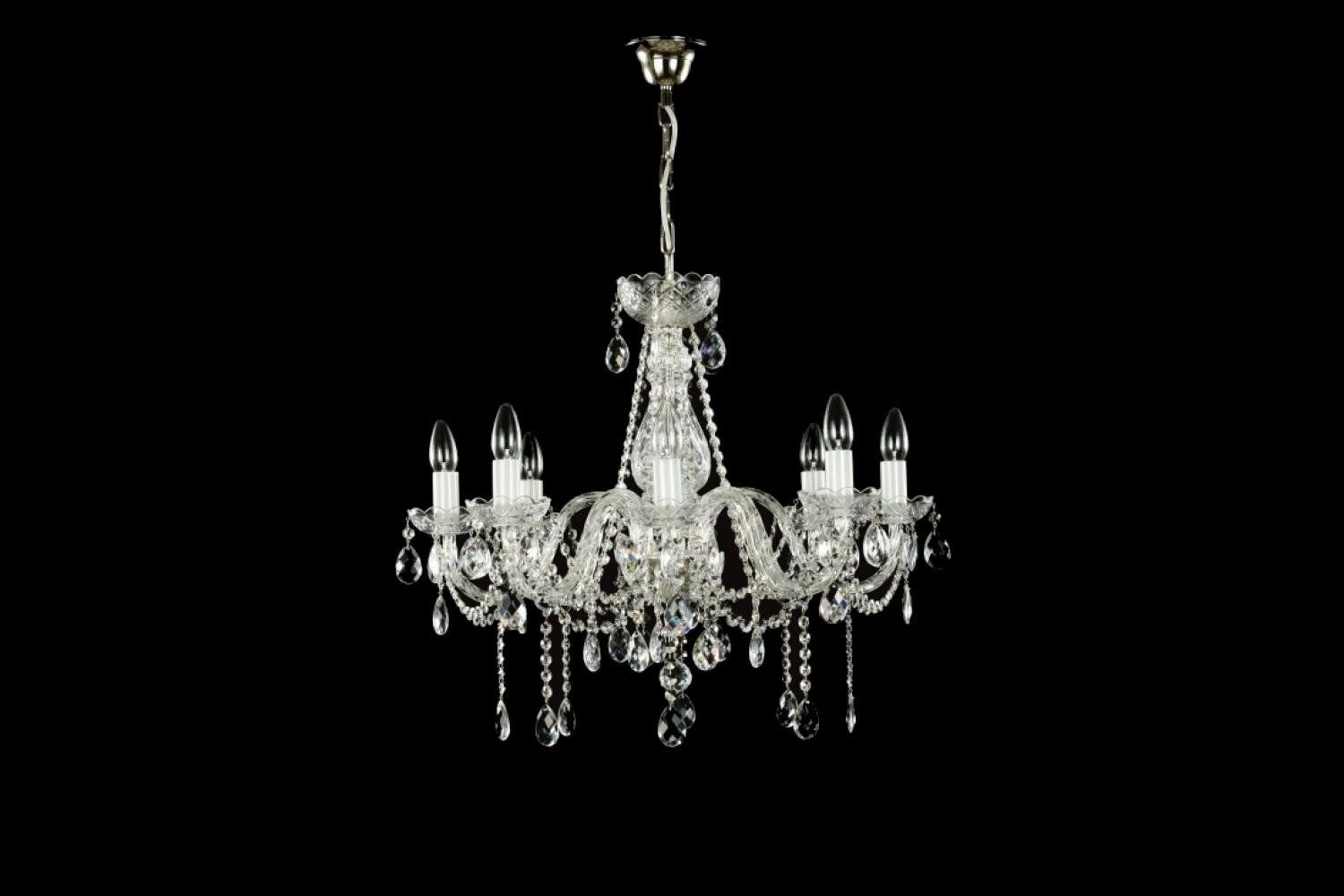 Lampadari & plafoniere: Kronleuchter Belle 8 Silber – Nuovo e nell'imballaggio originale da Glattfelden venduto da Bohemiancrystal