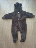 Baby Strampler Bär braun Grösse 68