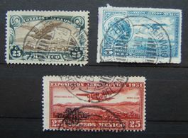 MEXICO FLUGPOSTMARKEN 1928 / 1929 / 1932