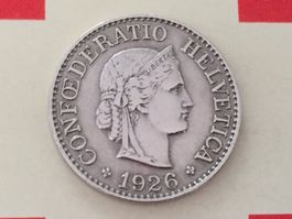 10 Rappen 1926 vz, nur 3,0 Mio!