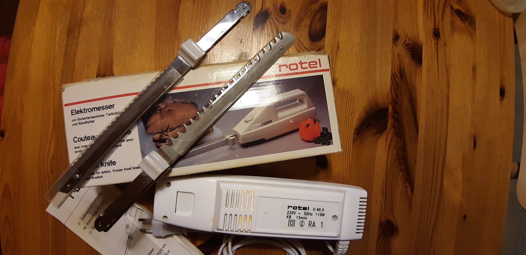 Coltelli da cucina: Vintage Rotel Elektromesser 416CH1 – Usato da Henggart venduto da hen_9f22 1