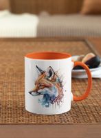 Keramik Tasse Fuchs NEU