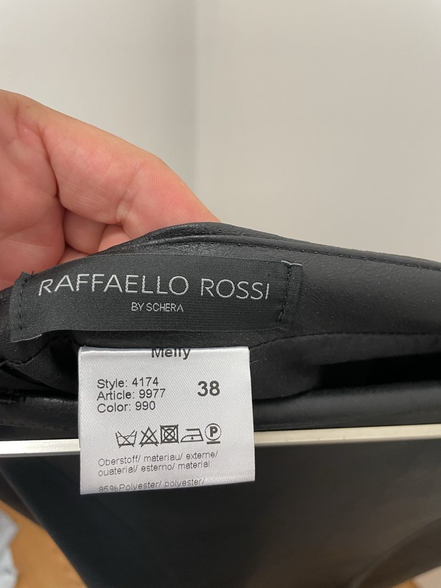 Gonne: Rock, Lederoptik, Gr. 38, – Nuovo (secondo la descrizione) da Haldenstein venduto da nicB74 2