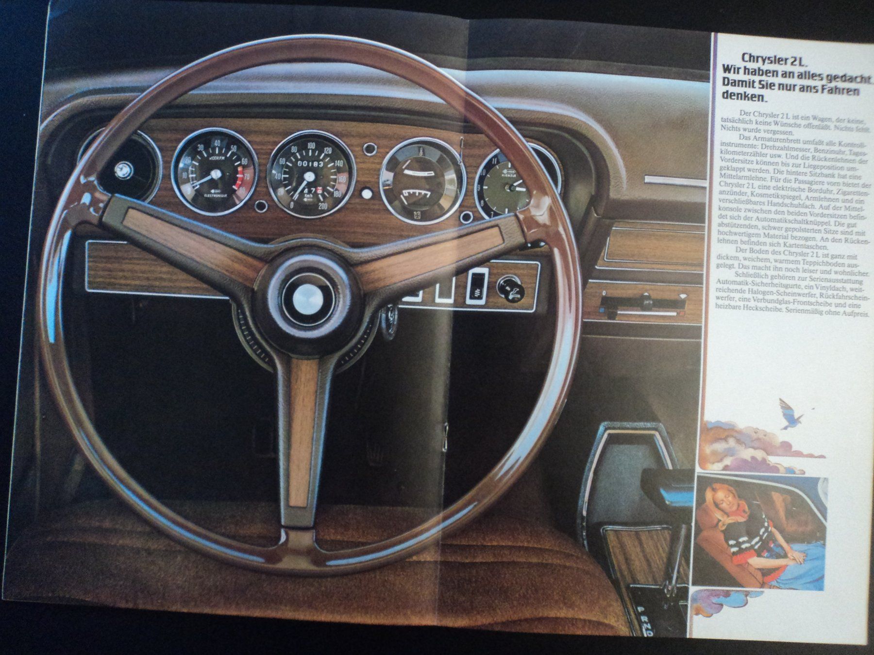 Chrysler Documents: Prospekt Chrysler 2L / 180 / 160 1976 – D'occasion à Schwarzenburg par modelCARama 2