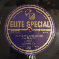 Bernhard Ette-Wenn der weisse Flieder wieder blüht, Shellack