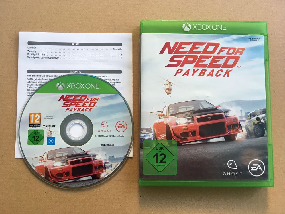 Jeu Need For Speed Payback - Version Xbox One - Occasion Bon état - Sans Notice