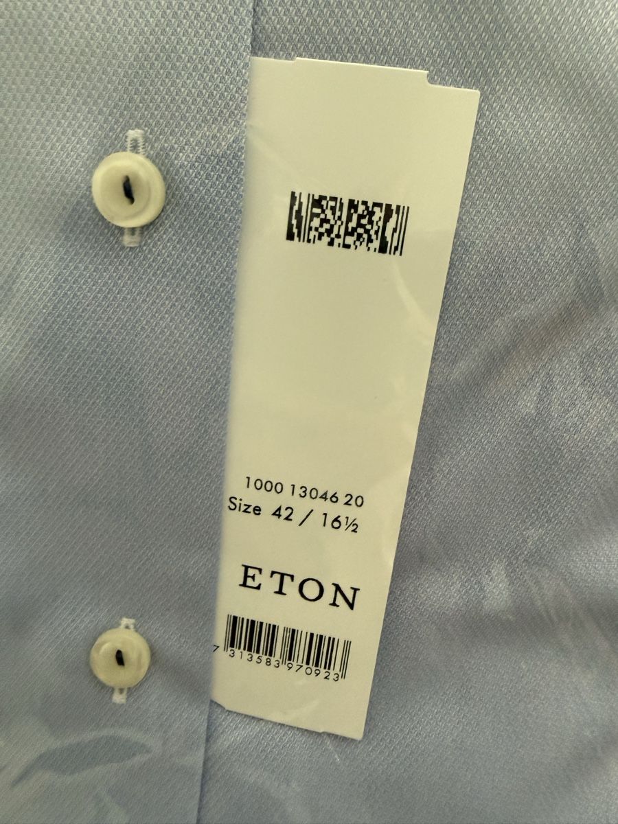 Hemden: Hemd ETON Slim blau  /  NEU/OVP – Neu und originalverpackt aus Schübelbach von Coopers6 7