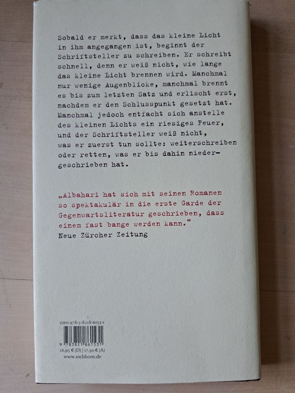 Libri: David Albahari: Die Kuh ist ein einsames Tier. Eichborn 2011 – Usato da Zürich venduto da chusel 1