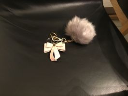 Süsser Schlüsselanhänger, Bommel Anhänger, Geschenkidee