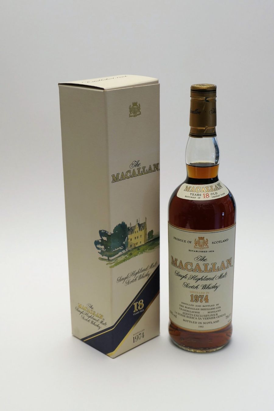 Macallan Spiritueux: Macallan Sherry 18 years 1974 – Neuf avec emballage d'origine à Deitingen par Delikatessengold1